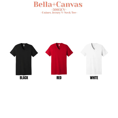 Bella + Canvas Unisex Jersey V-Neck Tee 3005 - DTF Dallas 