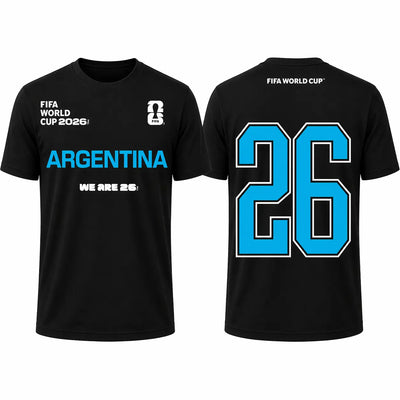 FIFA World Cup 2026 Argentina Shirt - Official "We Are 26" T-shirt - DTF Dallas 