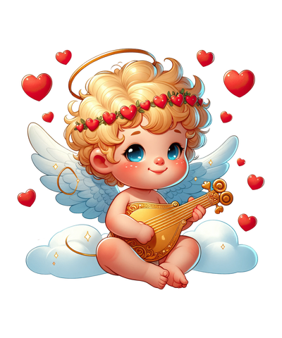 Baby Cupid Valentine's Day Love Design | DTF Dallas - DTF Dallas 