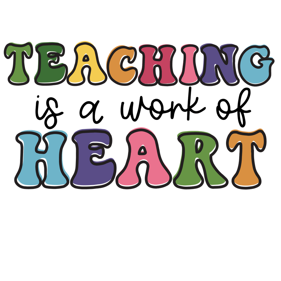 Teachers Day Colorful Design - DTF Ready To Press