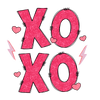XOXO Valentine's Day Party Design - DTF Ready To Press