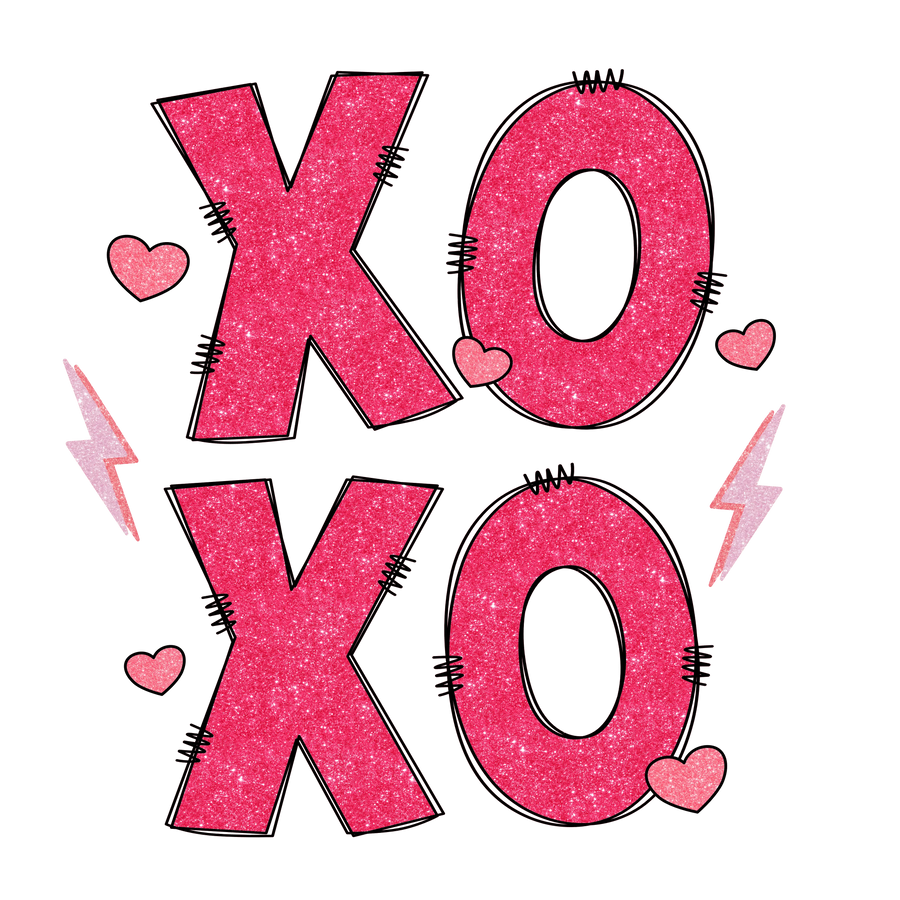 XOXO Valentine's Day Party Design - DTF Ready To Press