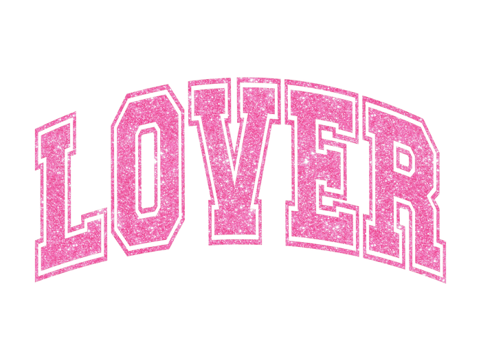 Valentine's Day Lover Party Design pressed on a garment