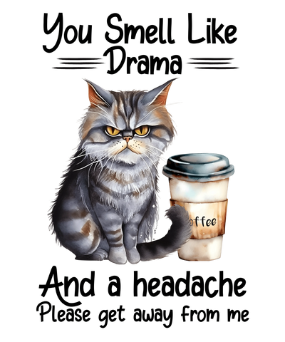 Funny Cat owner Design - DTF Ready To Press - DTF Dallas 