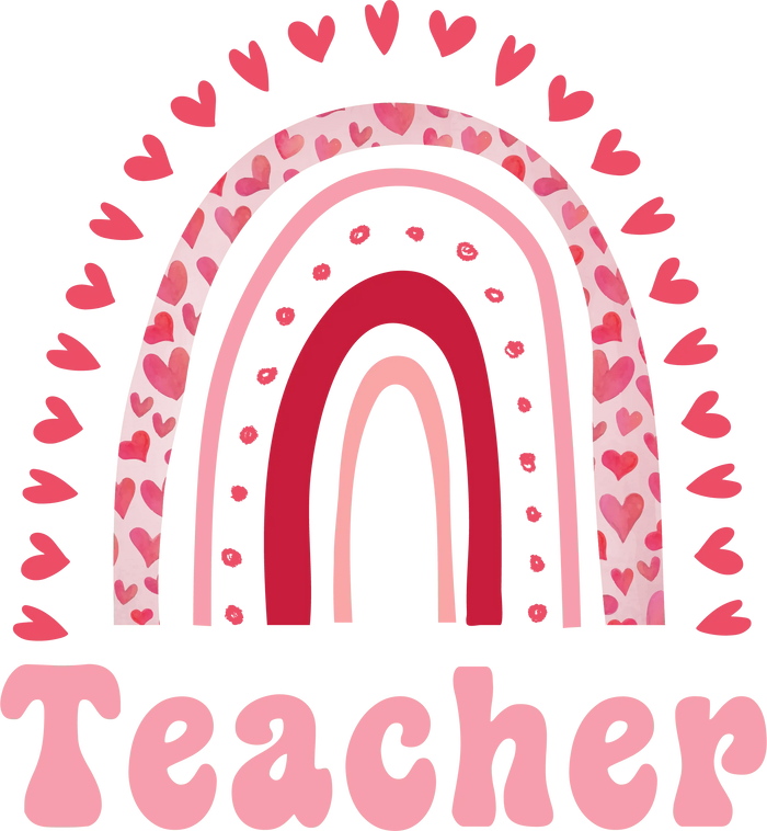 Teacher Design pressed on a garment