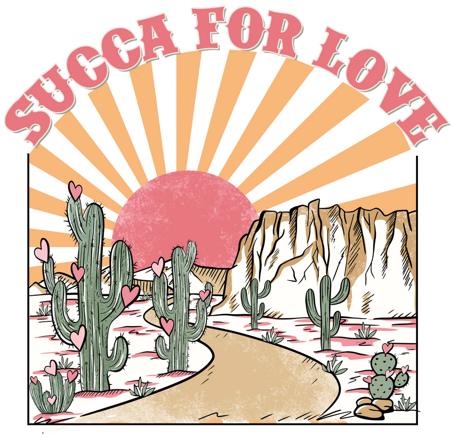 Succa for Love Valentine's Day West Design | DTF Dallas