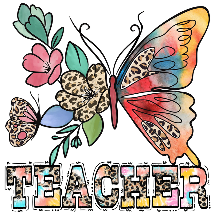 Teacher Squad Design pressed on a garment