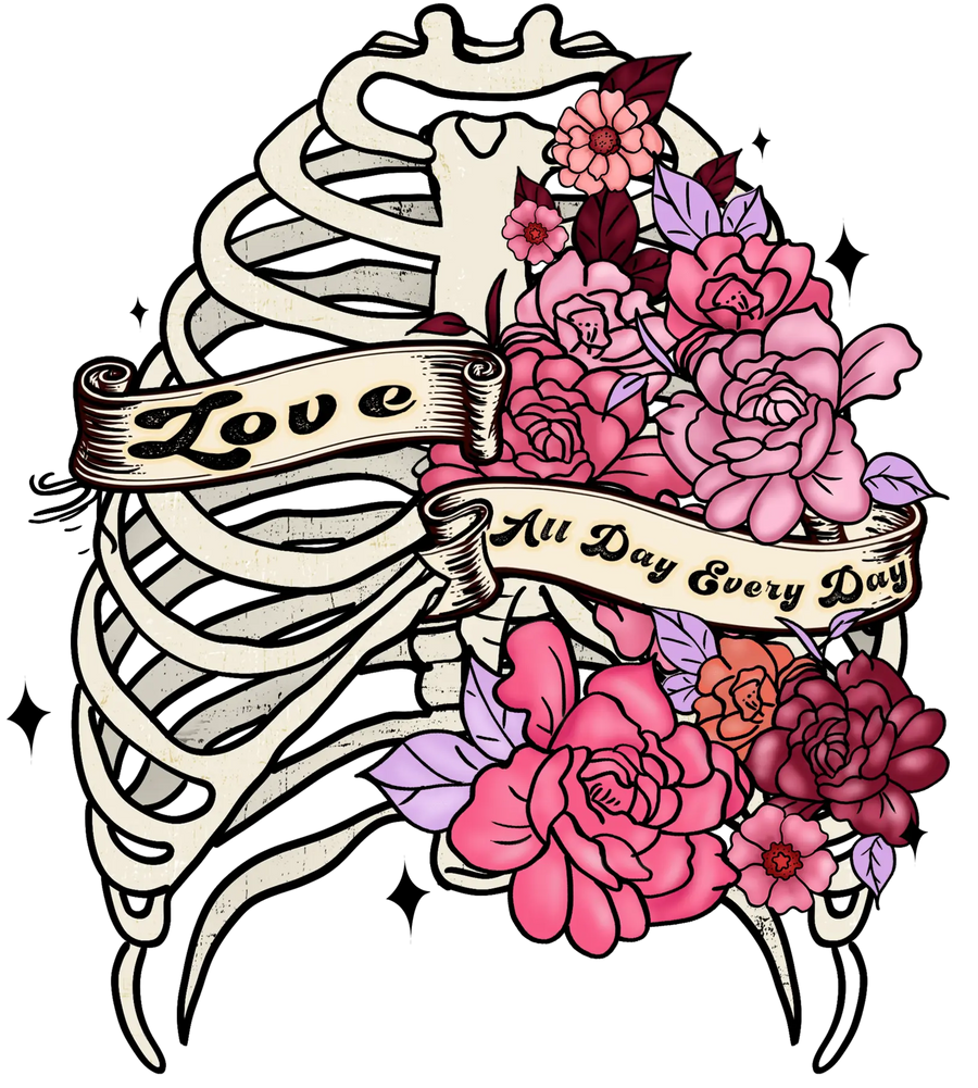 Love All Day Every Day Valentine's Design | DTF Dallas