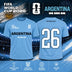 FIFA World Cup 2026 Argentina Shirt - Official "We Are 26" T-shirt - DTF Dallas 