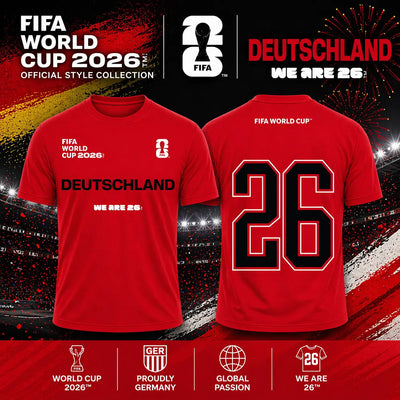 FIFA World Cup 2026 Germany Shirt - Official "We Are 26" T-shirt - DTF Dallas 