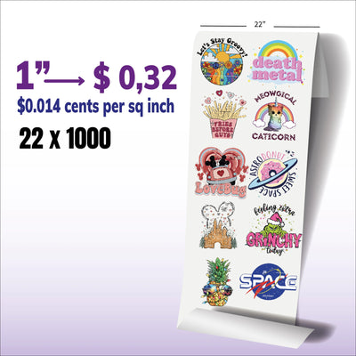 Heat Transfers Ready to Press - DTF Dallas 