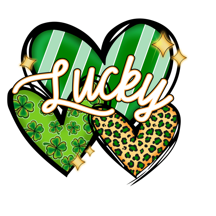 Lucky Heart St. Patrick’s Day DTF Press | DTF Dallas