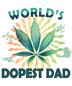 World's Dopest Dad Design - DTF Ready To Press