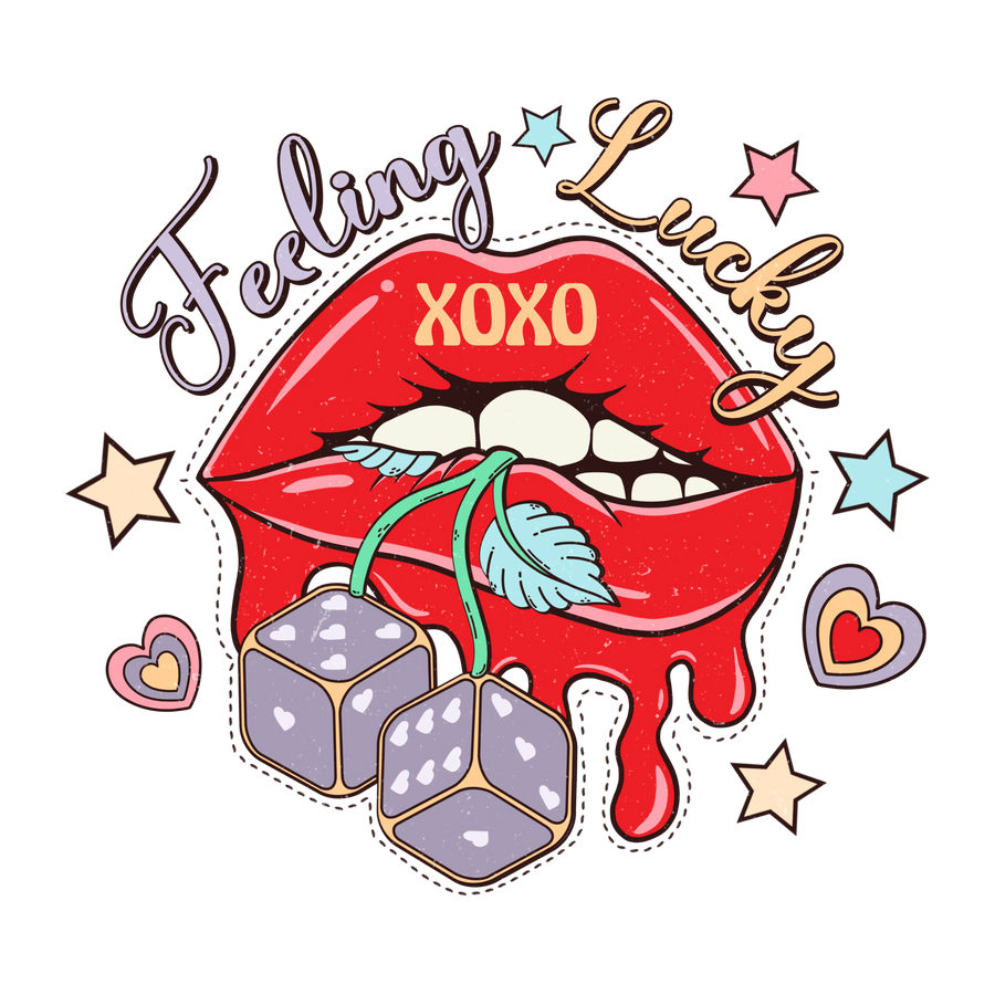 Feeling Lucky XOXO Valentine's Day Design | DTF Dallas