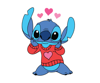 Lilo And Stitch Love Me Design - DTF Ready To Press - DTF Dallas 