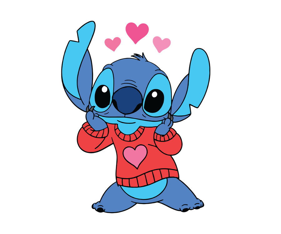 Lilo And Stitch Love Me Design - DTF Ready To Press