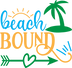 Beach Bound Design - DTF Ready To Press