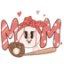 Retro Baseball Mom Design - DTF Ready To Press