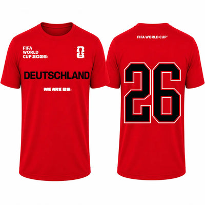 FIFA World Cup 2026 Germany Shirt - Official "We Are 26" T-shirt - DTF Dallas 
