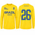 FIFA World Cup 2026 Brazil Long Sleeve Shirt – Official "We Are 26" Tee - DTF Dallas 