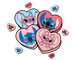 Lilo And Stitch Valentine's Day Kiss Me Design - DTF Ready To Press