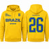 FIFA World Cup 2026 Brazil Hoodie - Official "We Are 26" Pullover - DTF Dallas 