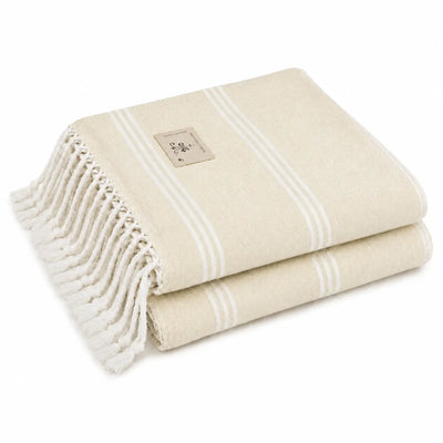 Cotton Blank Beach Towel - Classical Series Prewashed Peshtemal Towel 37" x 71" - DTF Dallas 
