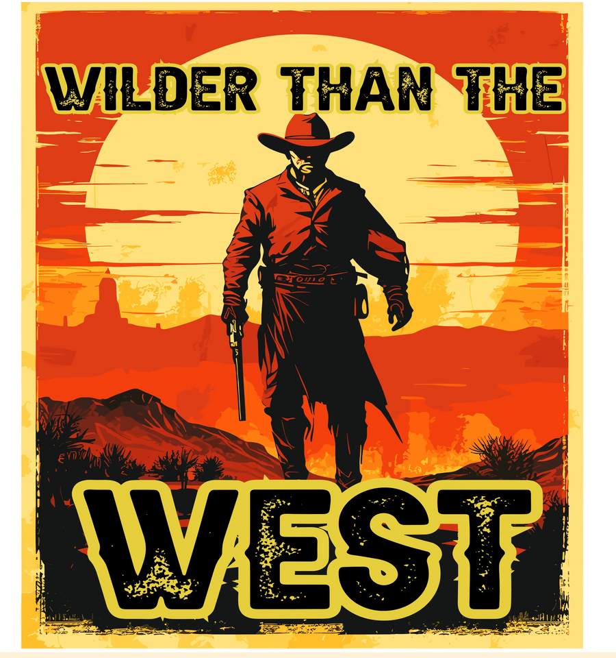 Wilder Than The West Design - DTF Ready To Press
