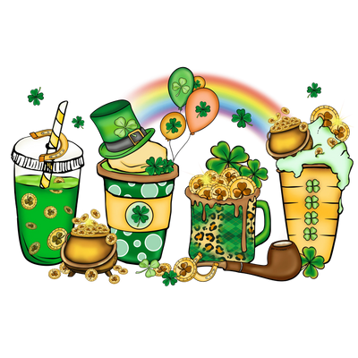 Saint Patrick's Day Drinks Design - DTF Ready To Press - DTF Dallas 