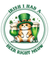 Saint Patrick's Day Cute Kitten Design - DTF Ready To Press