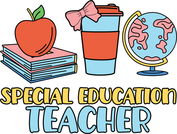 Special Education Teacher Design pressed on a garment
