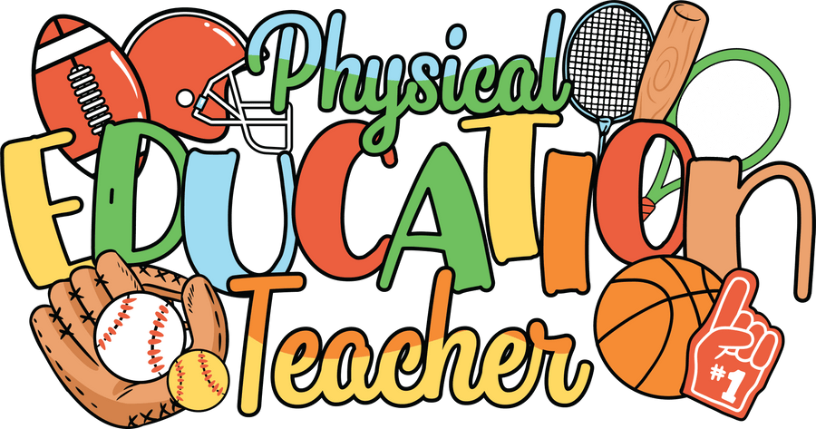 Physical Education Teacher Design - DTF Ready To Press