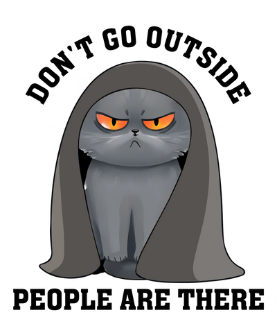 Funny Cat Design DTF-Ready to Press (V2) | DTF Dallas - DTF Dallas 