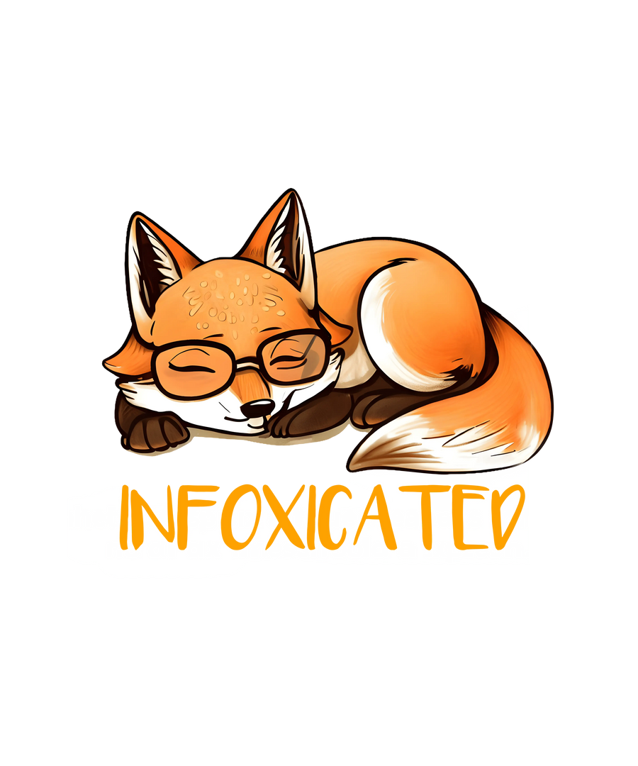 Infoxicated Animal Design - DTF Ready To Press