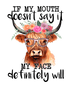 Funny Cow Design - DTF Ready To Press