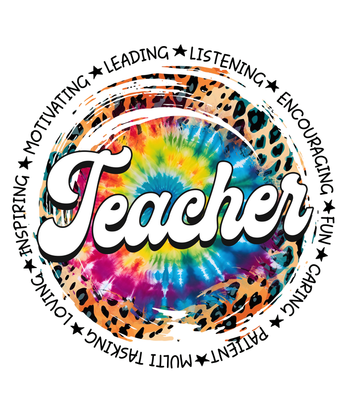 Teacher Mode pressed on a garment