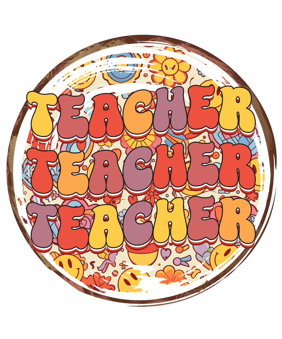 Happy Teacher's Day Design - DTF Ready To Press