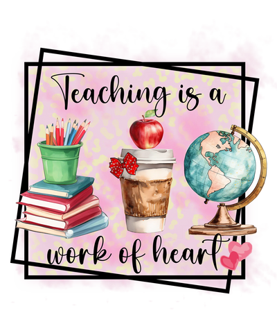Love Teacher Design DTF-Ready to Press (V1) | DTF Dallas - DTF Dallas 