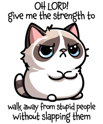 Funny Kitten Design - DTF Ready To Press - DTF Dallas 