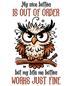 Angry Owl Design - DTF Ready To Press