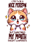 Cute Kitten Design - DTF Ready To Press