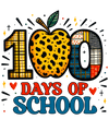 Cool 100 Days Of School Design - DTF Ready To Press