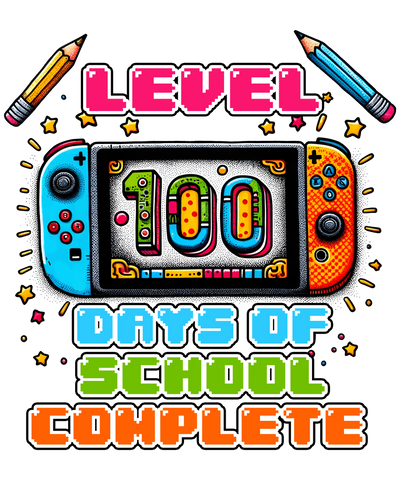 Level 100 Days of School Complete Design | DTF Dallas - DTF Dallas 