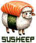 Susheep Funny Sheep  Design - DTF Ready To Press