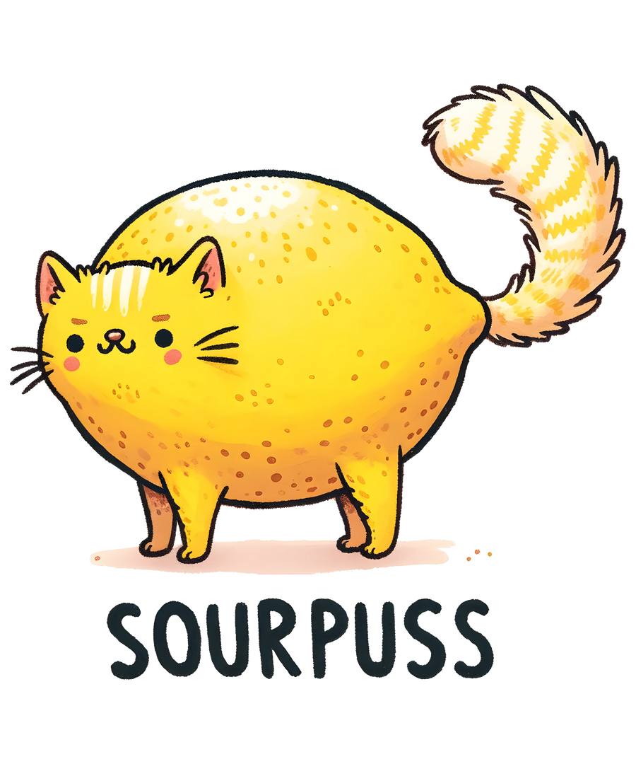 Funny Orange Cat Design DTF-Ready to Press (V2) | DTF Dallas
