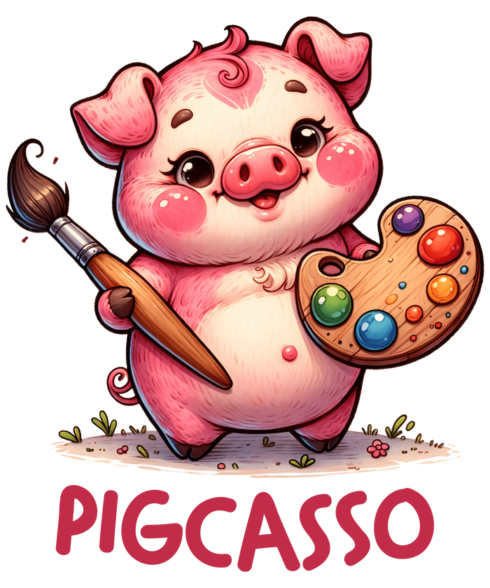 Pigcasso Design pressed on a garment