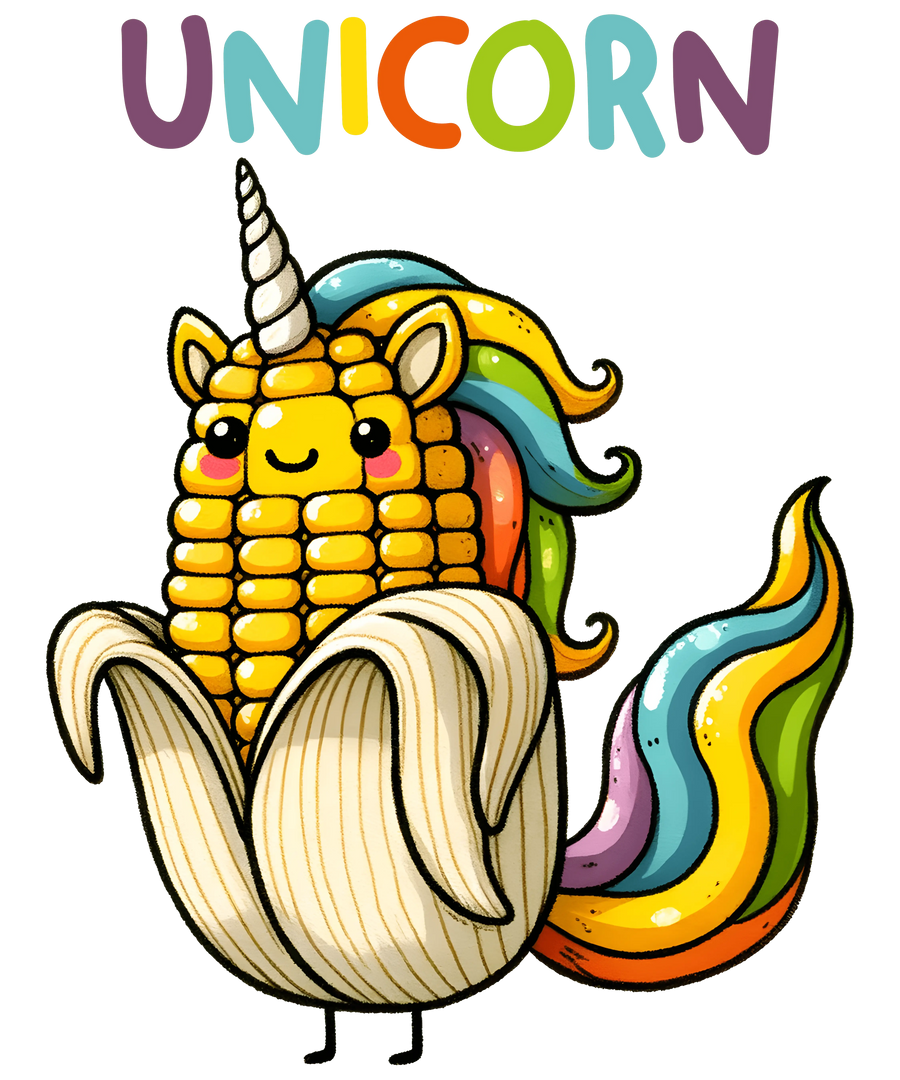 Unicorn Design - DTF Ready To Press