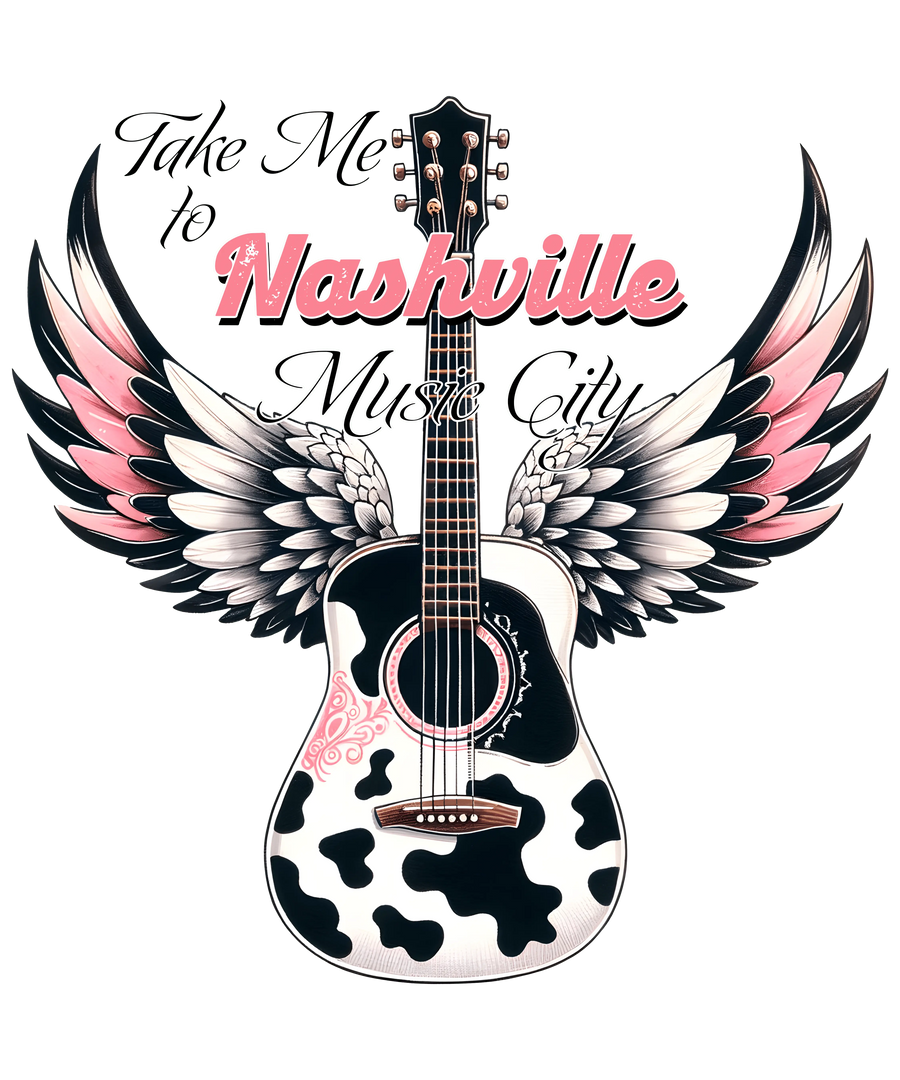 Take Me to Nashville DTF Design Ready Press | DTF Dallas