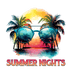 Cool Summer Nights Design - DTF Ready To Press