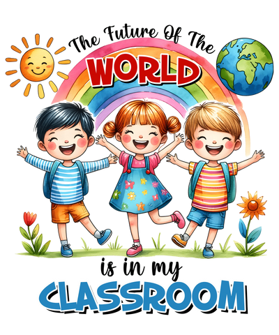 Future of the World - Teacher Day Design | DTF Dallas - DTF Dallas 